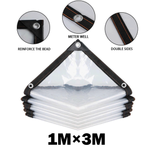 Transparent Waterproof Cloth Multifunctional Waterproof Cloth Pe Waterproof Tarpaulin Outdoor Balcony Rain Cover Outdoor Wind And Sunscreen Tarpaulin