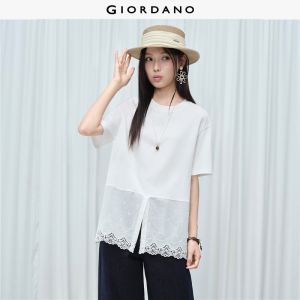 Giordano Women Women Stitched T-Shirt Free Shipping 18326705