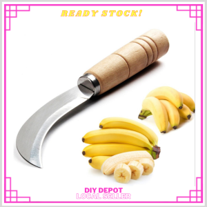 Stainless Steel Banana Knife/Pineapple Curved Knife/Fruit Knife