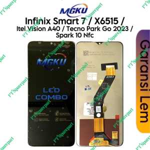 LCD Touchscreen Fullset Infinix Smart 7 / Itel vision A40 / Tecno Spark Go 2023 / Spark 10 NFC / X6515 / BF7n / KI5Q - MGKU