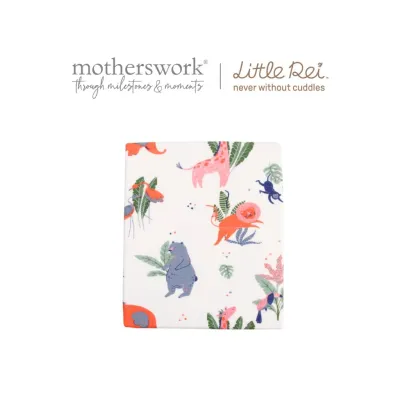 Chăn Vải Sợi Tre 2 Lớp 120x120cm Mềm Mại Thoáng Khí Cho Bé | Little Rei