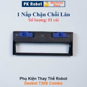 Phụ Kiện Tương Thích Robot Deebot T30S Combo/ Chổi lăn Chổi cạnh Bộ lọc Giẻ Lau Túi Bụi Nắp Chổi Lăn Đế Gắn Giẻ Lau/