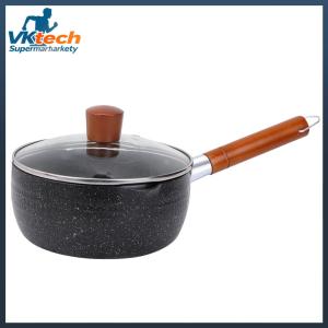 ซอส nonstick ช่วงหม้อต้มหม้อยาวมือจับหินไข่เจียวกระทะสากลสากลมินิซุปหม้อห้องครัวอุปกรณ์ครัว