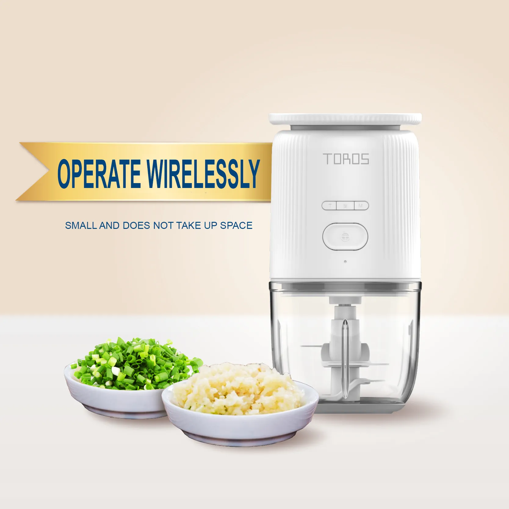 TOROS Portable Mini Blender Food Processor Grinder Garlic KWT13