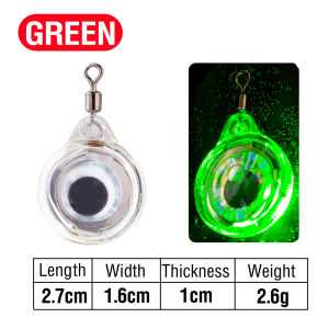 Attracting Fish Lamp Portable LED Fishing Lure Underwater Night Light Battery Powered Light Super Waterproof For Outdoor Fishing