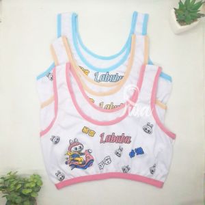 ISWA 6pcs 3pcs Miniset Anak Perempuan Karakter Labubu Usia 8 - 13 Tahun SD SMP Bahan Katun