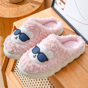 Dép bông nữ dép  đi trong nhàvăn phòng đế nhựa quai bông xoắn mềm may chắc chắn.Mẫu QUAI ĐEO MẮT KÍNH