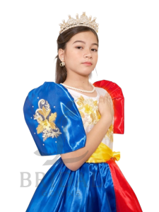 Kids costume Filipiniana ballgown for kids Philippines costume UN costume for kids