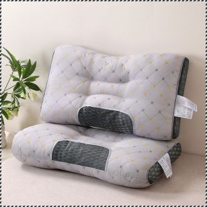 Sleep Pillow Fits the Curve of the Neck Pillow Ergonomics Soft and Fluffy Massage Comfort