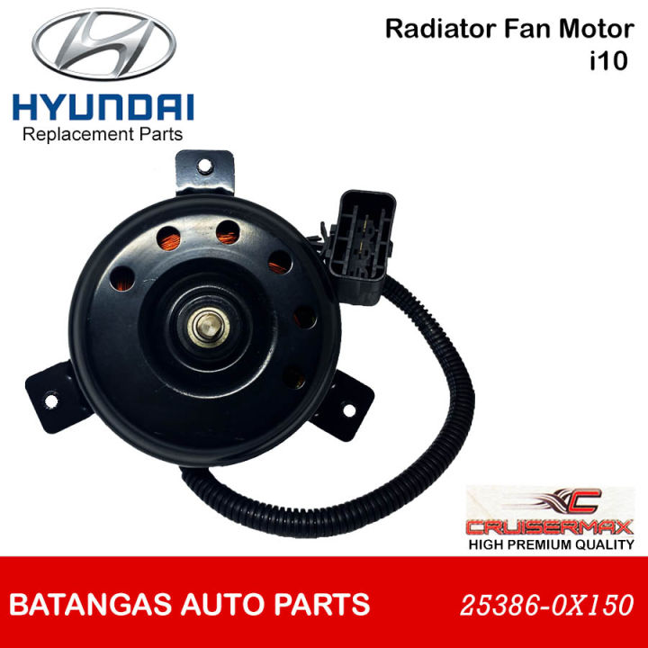 Radiator Fan Motor (CRUISERMAX) For Hyundai i10 Part No: 25386-0X150 ...