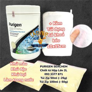 Vật liệu lọc SEACHEM PURIGEN - Hạt Lọc Làm Trong Nước Khử Màu - Khử Bụi - Khử Độc (Hàng Công Ty)