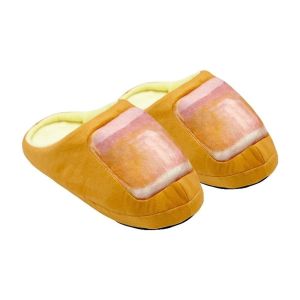CHXONQ Mềm mại Dép lê họa tiết mũi chân Hài hước Giày đi trong nhà Dép ngón chân mô phỏng Giày đôi Dày Dặn Ấm Áp Dép lông ấm áp cho mùa đông. Nam và nữ.