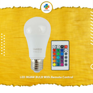 Lampu Bohlam Mini RGB Warna Warni dengan Remote 3W