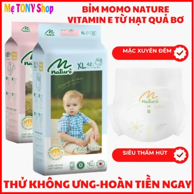[Mua 2-Tặng Yếm]Bỉm Tã Hữu CơBỉm Tã Dán/Quần Momo DIAMOND/Momo NATURE Cao Cấp Đủ Size (Tinh Chất Hoa Anh Đào/Hạt Quả Bơ))