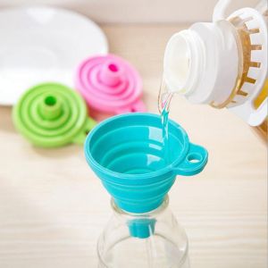 Corong Lipat Portable Karet Silikon / Collapsible Mini Funnel