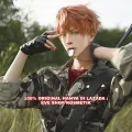 READY STOCK STYLED - WIG RIO MASON BUSUJIMA WIG COSPLAY ANIME HYPNOSIS MIC : DIVISION RAP BATTLE - RHYME ANIMA WIG COWO COWOK PRIA LURUS PENDEK ORANGE PONI DEPAN PONI LEMPAR. 