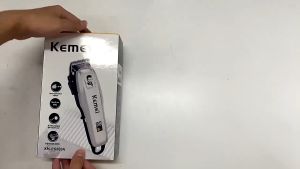 Kemei KM-809A Pet Hair Clipper for Dogs Rechargeable Low Noise Electric Grooming Trimmer