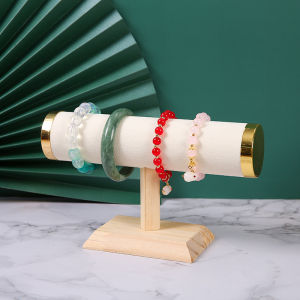 Black Velvet T-Bar Display Stand Bracelet Watch Jewelry Organizer