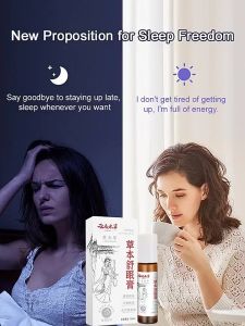 HOT SALE Herbal Sleep Balm Calming Essential Oil Soothing Sleep Aid Natural Relaxing Balm Restful Night PH