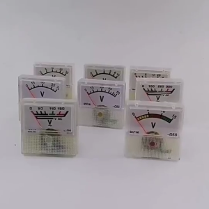 DC0-20A Rectangle Analog Current Panel Ammeter Current Meter 4/8/12/16/20A Ammeter for Electric DIY