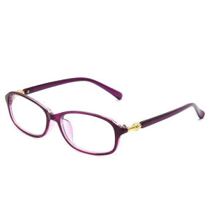 Ultra light anti-blue reading glasses female near and far dual-purpose HD resin full frame youthful temperament