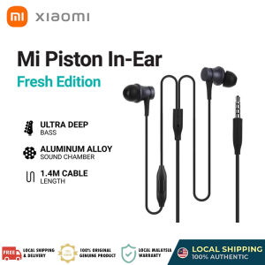 Xiaomi Mi Piston Earphone In-ear Headphones 3.5MM Port Basic Standard Earphone With Ultra-Deep Bass & Microphone HD Wired Headset For Mobile Phone