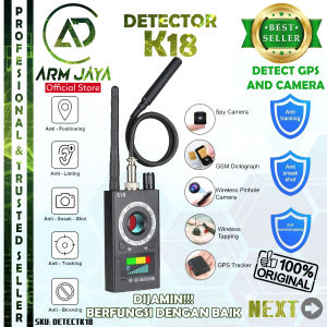 RF Signal Detector K18 Anti Spy Camera GSM Audio Bug Finder Alat Multi Pungsi Pendeteksi GPS Tracker