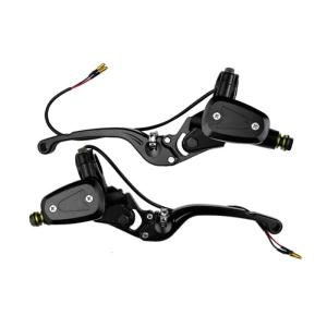 Universal Motorcycle Brake Lever 7/8" 22mm Hydraulic Brake Clutch Cylinder Reservoir Lever Set