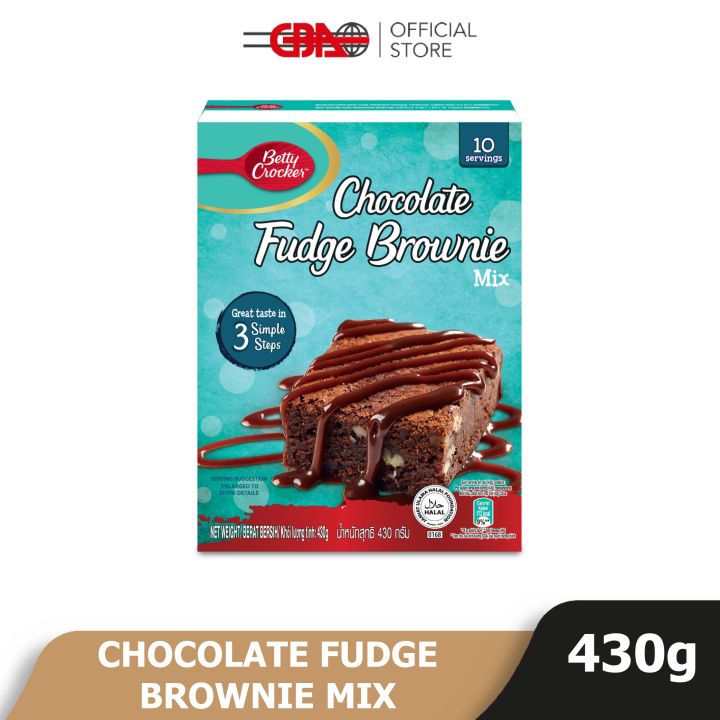 Betty Crocker Fudge Brownie Mix - Chocolate 430g