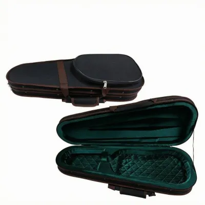 lacooppia Violin Case 4 4 Flight Ready Lightweight Resilient Shell Padded Quilt Lining Secure Zipper for Travel