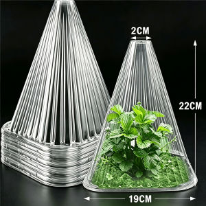 【COD】50Pcs Plastic Plant Covers Weather-Proof Plant Hats Protection Outdoor Garden Supplies Seedling Prot