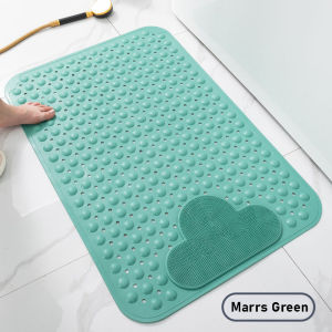 Dlight Anti Slip Bathroom Floor Mat with Suction Massage Bath Mat Shower Safety