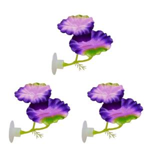 3Pcs Artificial Colorful Water Small Aquarium Decors Landscape for Beautify Aquarium Landscaping Appearance