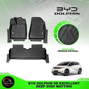 BYD Dolphin 2021 to 2026 5D EXCELLENT Deep Dish Matting Thailand Quality