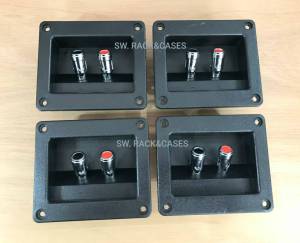 แท็ปลำโพง (ราคาต่อแพ็คจำนวน 4 ตัว) รหัส PW-01 ขนาด 9x8cm แท็ปลำโพงแบบหมุนยึดสาย ตืดหลังตู้ลำโพง วัสดุพลาสติกABS แข็งแรงทนทานได้มาตรฐาน