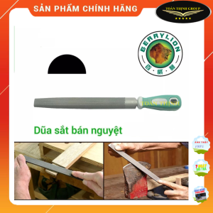 [Hàng Xịn] Dũa Mài Lưỡi Cưa - Dũa Sắt Dẹt - Dũa Tam Giác - Dũa Bán Nguyệt Có Cán Hiệu Berrylion - Nhiều Kích Cỡ 6"8" - Dũa Công Nghiệp Chất Lượng