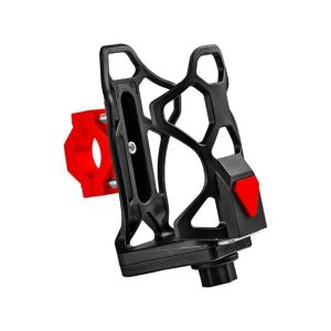 Universal Bike Handlebar Cup Holder Adjustable Aluminum Bottle Mount Anti Slip Grip Tool Free Assembly for Motorcycles