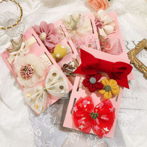 3 Cái/bộ Băng Đô Ren Cho Bé Gái Nơ Vương Miện Khăn Xếp Trẻ Em Đàn Hồi Sơ Sinh Headbands Băng Đô Cho Bé Gái Phụ Kiện Tóc