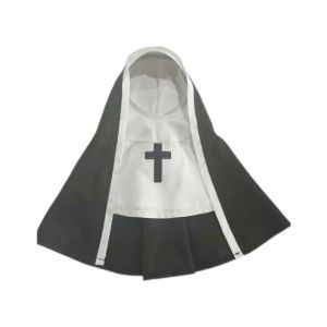 DOOUR Giáng sinh Trang phục cosplay cho chó mèo Trang phục Thoáng khí Áo khoác jumpsuit Halloween Hài hước Phụ kiện thú cưng Quần áo cho chó con mèo con nữ tu Đạo cụ ảnh