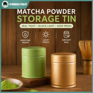 Tea Tin Large Capacity Moisture-proof Tea Jar Hiqh Quality Tinplate Round Coffee Bean Storage Box for Home&Travel