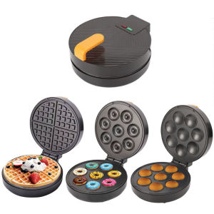 LZD  American Standard 110V  Donut hine Cake Breakfast hine   Taiwan Us Sandwich hine Large Eight-Hole Bread Maker