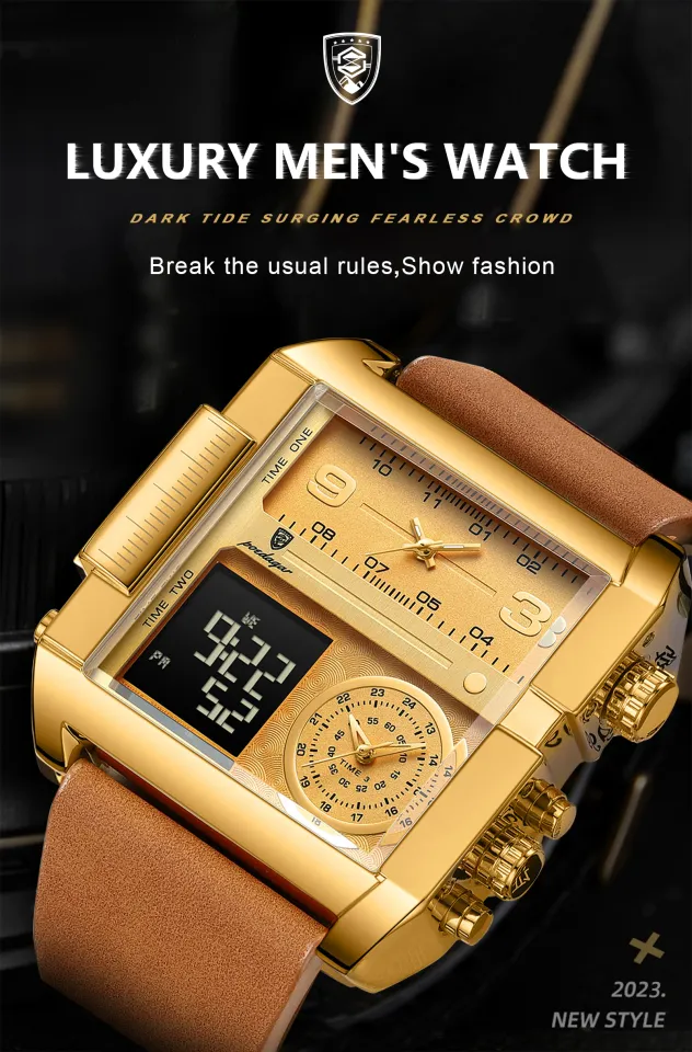 With Watch Box】Ykai Fashion Men's Watches Luxury Casual Men's