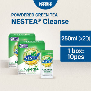 NESTEA Cleanse Lemon Cucumber Powdered Green Tea with Fiber 250ml - Pack of 20