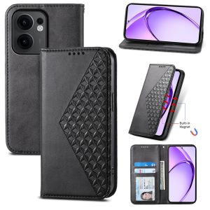 Shockproof Phone Case For OPPO Reno 13F 12F 8T 5Z / Reno 13 12 11 10 8 7 6 Pro Magnetic Leather Wallet Card Slot Flip Cover Casing
