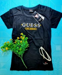 Women’s T-shirt 100% cotton (LTSGUE13) Makapal tela Bangladesh Overruns