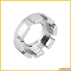 Nurm Bike Tool Spoke Wrench Bicycle Steel Wheel Rim Spanner Silver Color