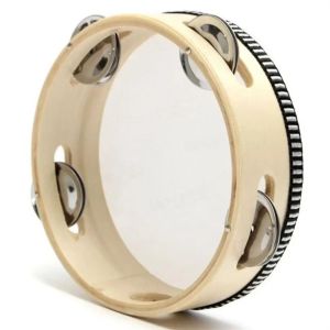 SEJUE4373 4/6/8/10inch Tambourine Drumming Toy Percussion Handheld Drum Children Toys Preschool Kids Drum Musical Instruments