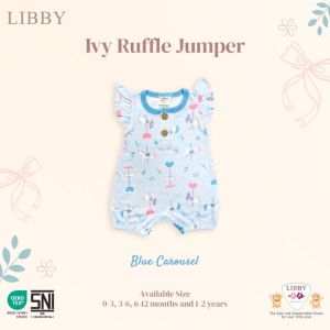 LIBBY - IVY RUFFLE JUMPER LIBBY - JUMPER ANAK - BODYSUIT ANAK LIBBY - PLAYSUIT ANAK