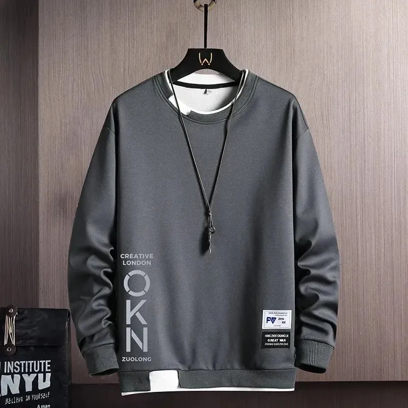 OKN Basic Sweater Cowo sewiter cowo kece sweater tanpa kupluk