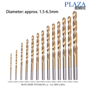 MATA BOR HSS TITANIUM COATED 1.5 - 6.5 SET 13 PC